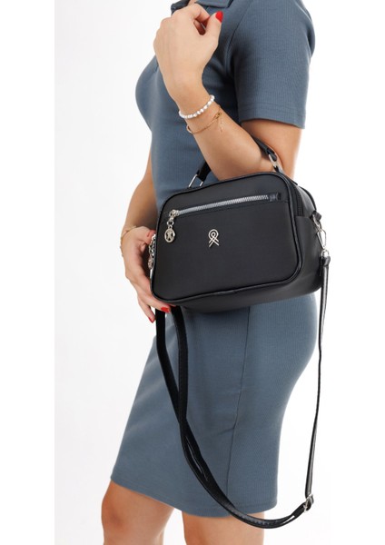 Kadın Uzun Askılı Çapraz Omuz Çantası NEWPOLO358 - Siyah indirimleri