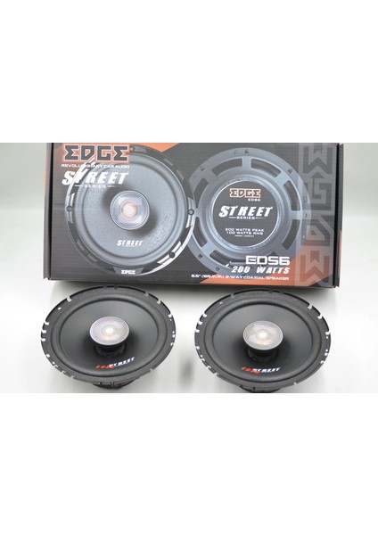 16CM Hoparlör – Edge Eds6 200W 100RMS - Edge Street Tweeterli , 16 cm Koaksiyel Hoparlör fırsatları
