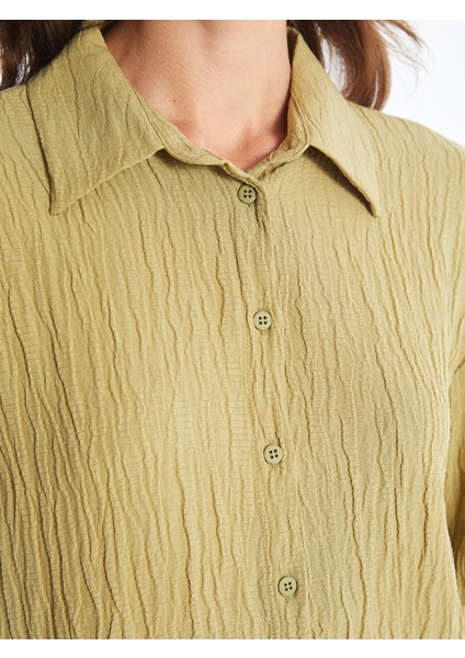 Yeni Sezon Dokulu Kadın Gömlek modelleri