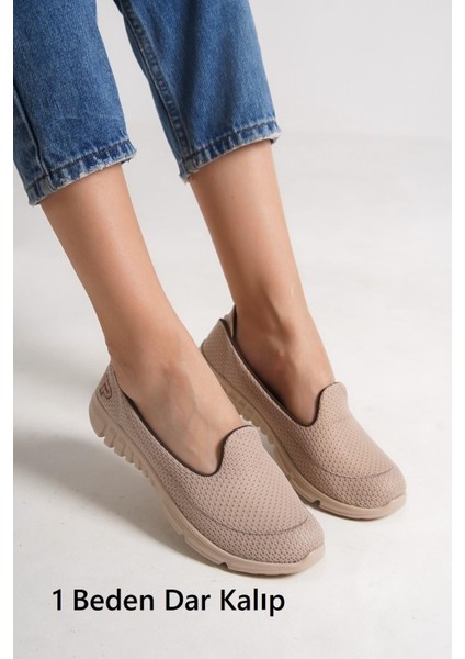 Kadın Fileli Bez Yazlık Spor Babet