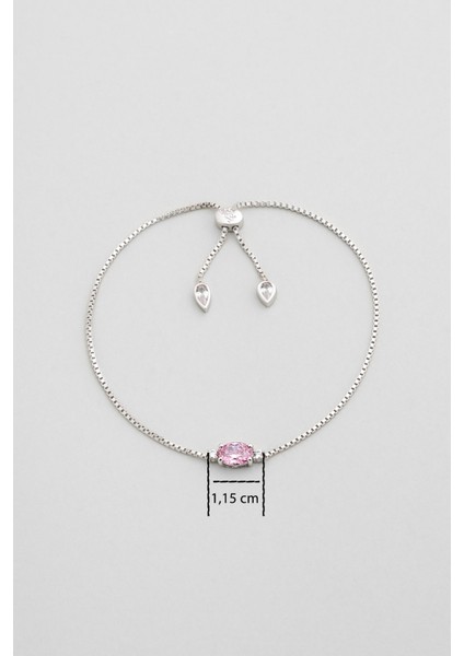 Aira 18 Ayar Beyaz Altın Kaplama 19 cm Gümüş Su Yolu Bileklik modelleri