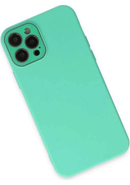 iPhone 12 Pro Kılıf Lansman Glass Kapak - Turkuaz fiyatları