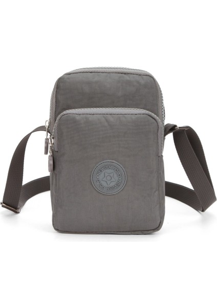 Kadın Telefon Bölmeli Çapraz El ve Omuz Çantası – Gri – NEWPOLO362 indirimleri