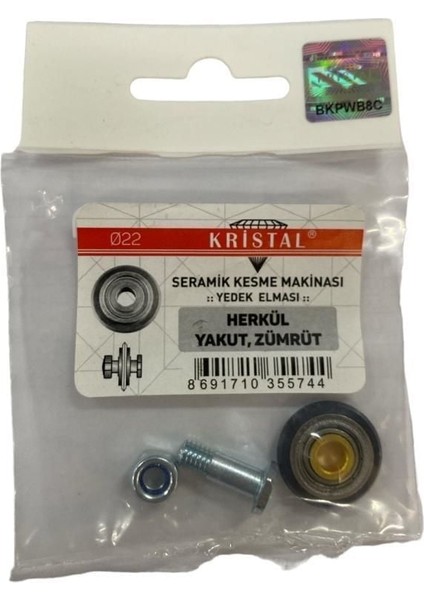 Kristal 35574 Herkül Y Zümrüt Yedek Seramik Elması