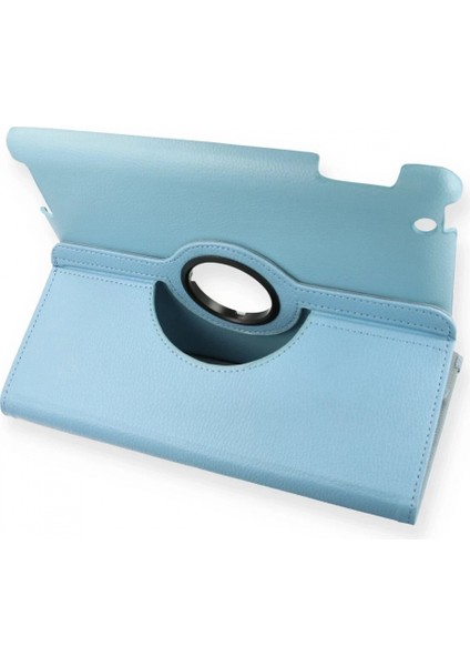 Ieg iPad 4 9.7 Kılıf 360 Tablet Deri Kılıf - Turkuaz