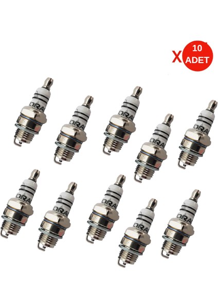 L7T Iki Zamanlı Motor Bujisi 10 Adet Set – Universal Uyumlu