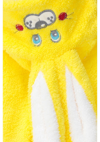 Welsoft Sarı Tavşan Yumuşak Peluş Fermuarlı Bebek ve Uyku Tulumu - 3 Yaş indirimleri