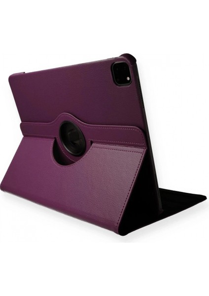 Ieg iPad Pro 11 (2020) Kılıf 360 Tablet Deri Kılıf - Mürdüm