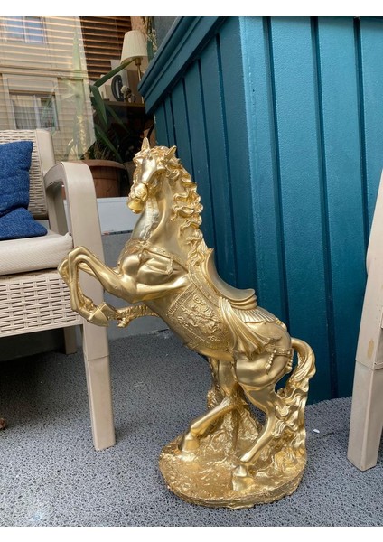 Dekoratif Şahlanan At Biblo Polyester Heykel fiyatları