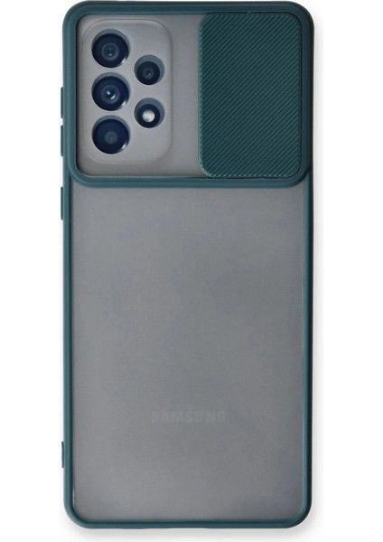 Ieg Samsung Galaxy A33 5g Kılıf Palm Buzlu Kamera Sürgülü Silikon - Yeşil