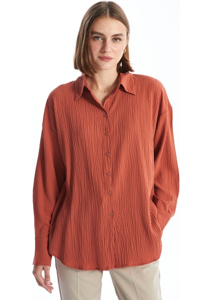 Yeni Sezon Dokulu Kadın Gömlek