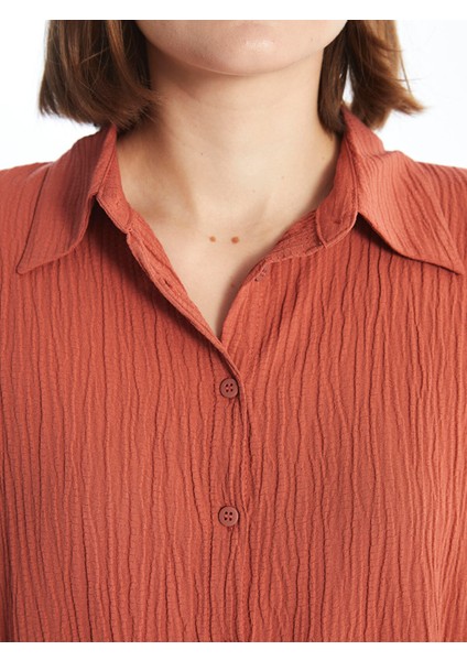 Yeni Sezon Dokulu Kadın Gömlek modelleri