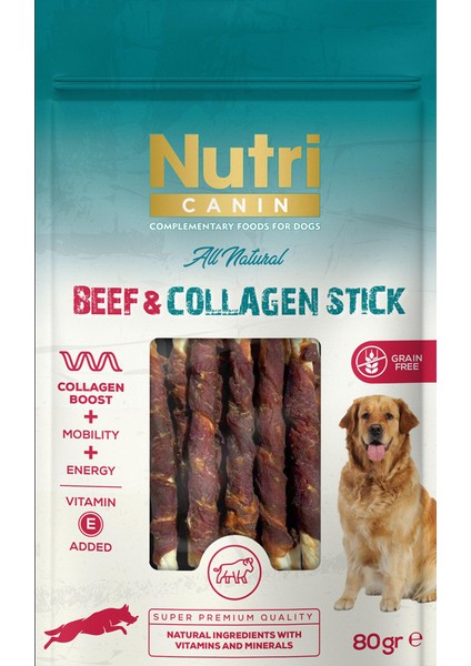 Beef Collagen Stick Biftekli Köpek Ödülü 80GR