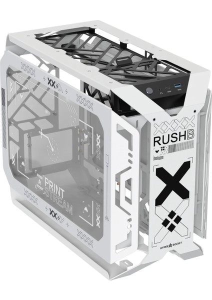 X-Era Print Stream M-Atx Rgb Open Frame Gaming Oyuncu Kasası