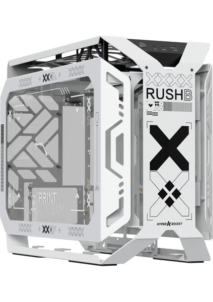 X-Era Print Stream M-Atx Rgb Open Frame Gaming Oyuncu Kasası fırsatları