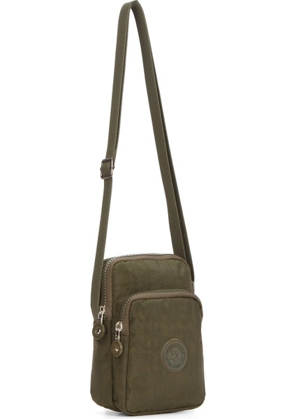 Kadın Telefon Bölmeli Çapraz El ve Omuz Çantası – Haki – NEWPOLO362 fırsatları