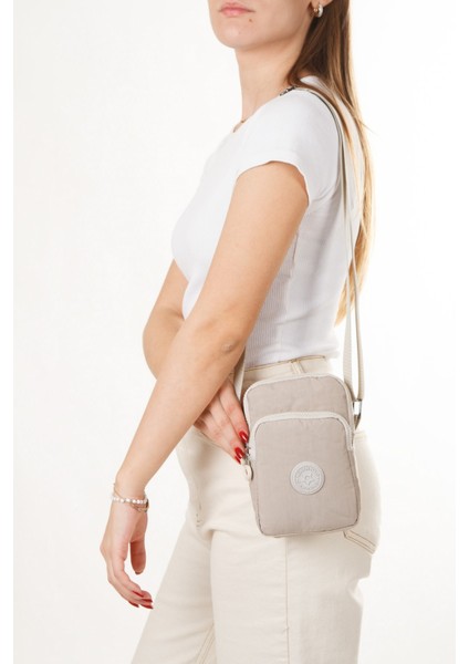 Kadın Telefon Bölmeli Çapraz El ve Omuz Çantası – Bej – NEWPOLO362 indirimleri