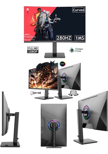 Warrior Eagle X55 Ryzen 7 5700X 32GB 1tb M.2 SSD RTX5060 27" 280Hz Sıvı Soğutmalı Oyuncu Bilgisayar fiyatları