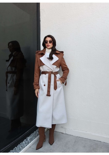 Süet Detay Kemerli Balıksırtı Kaban fırsatları