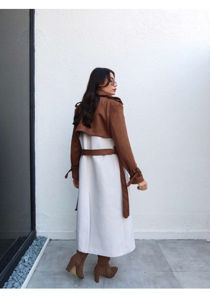 Süet Detay Kemerli Balıksırtı Kaban indirimleri