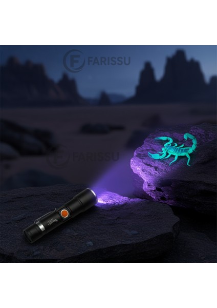Alaska Ultra Parlak Şarjlı Uv LED Akrep Feneri indirimleri