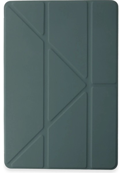 Pad 9 Kılıf Kalemlikli Mars Tablet Kılıfı - Koyu YEŞIL-(5796)