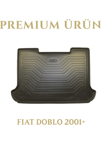Fiat Doblo 2001+ Uyumlu 3D Bagaj Havuzu Premium