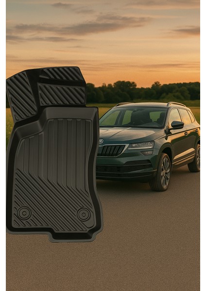 Skoda Karoq Uyumlu 3D Oto Paspas Premium fiyatları