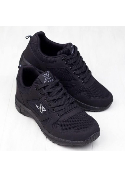 Unisex Siyah Beyaz Günlük Rahat Yürüyüş Ayakkabısı File Detaylı Sneaker Spor Ayakkabı fırsatları