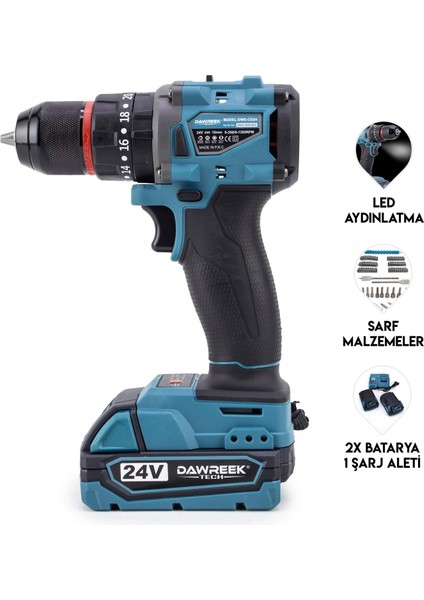 MW24B Akülü Vidalama