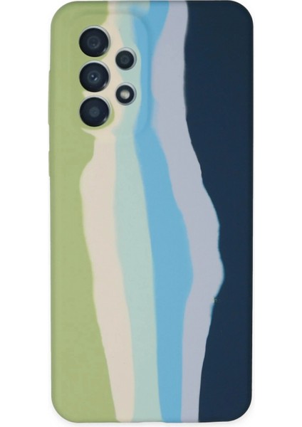 Ieg Samsung Galaxy A53 5g Kılıf Ebruli Lansman Silikon - Yeşil-Koyu Yeşil