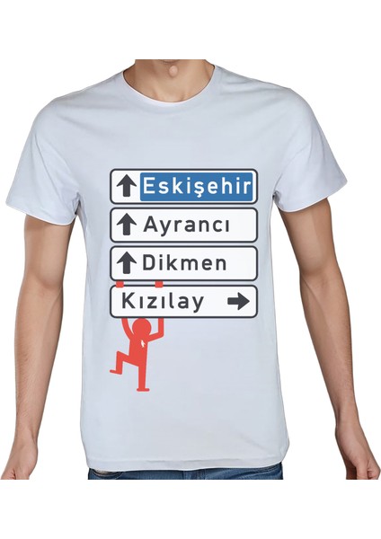 Ankara Kızılay Tabelası Unisex T-Shirt