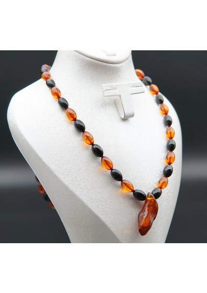 Oltu Taşı ve Kehribar Kolye SK000139 fiyatları