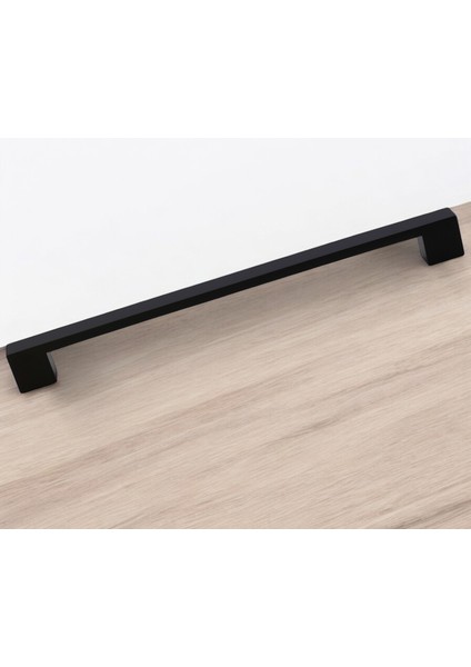 Mobilya Mutfak Çekmece Dolap Dolabı Kulbu Kulpu Kulpları (224 mm - 22.4 Cm) Siyah Metal modelleri