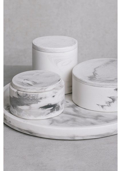 Dekoratif Set Mum (Mermer) indirimleri