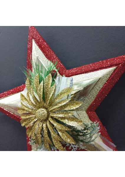 Tepe Yıldızı, Çam Ağacı Yıldızı Yılbaşı Süs Noel Süsü