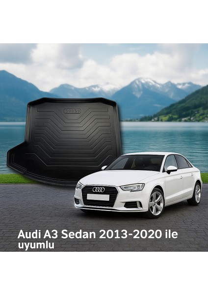 Audi A3 Sedan 2013–2020 Uyumlu 3D Bagaj Havuzu Premium fiyatları