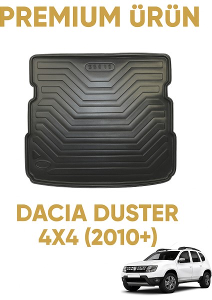 Dacia Duster 4x4 2010+ Uyumlu 3D Bagaj Havuzu Premium