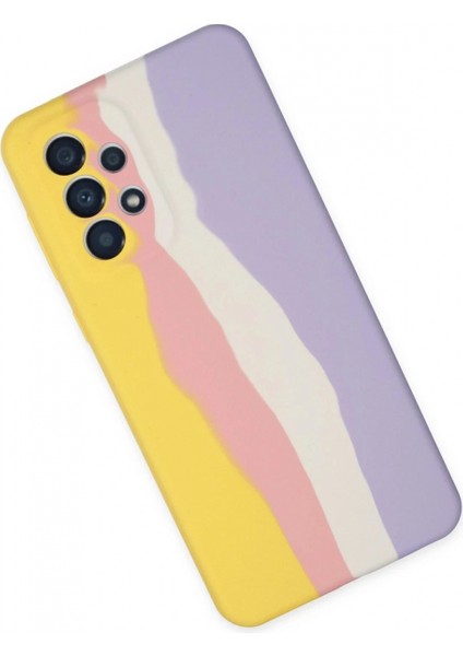 Ieg Samsung Galaxy A53 5g Kılıf Ebruli Lansman Silikon - Sarı-Mavi fiyatları