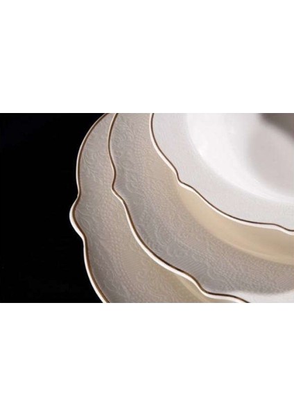 Massimo Victoria Relief Gold 24 Parça Yemek Takımı fiyatları