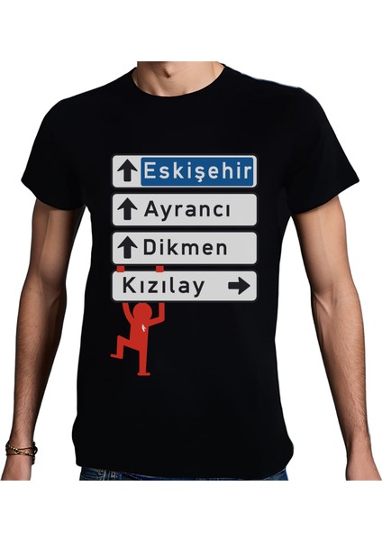 Ankara Kızılay Tabelası Unisex T-Shirt