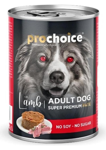 Kuzu ve Somonlu Pate Tahılsız Yetişkin Köpek Konservesi 400 gr X12 fiyatları