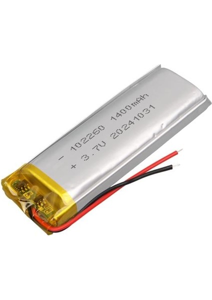 102260 3.7V 1400MAH Lityum Polimer (Li-Po) Batarya Ciklet Pil fiyatları
