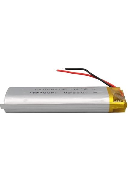102260 3.7V 1400MAH Lityum Polimer (Li-Po) Batarya Ciklet Pil modelleri