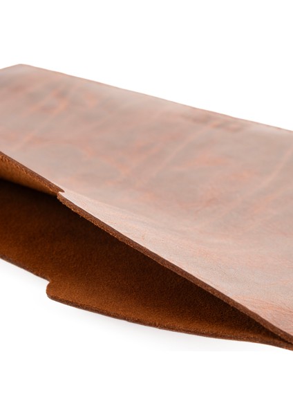 %100 Deri Kahverengi Macbook Air 13.3" Laptop Kılıfı