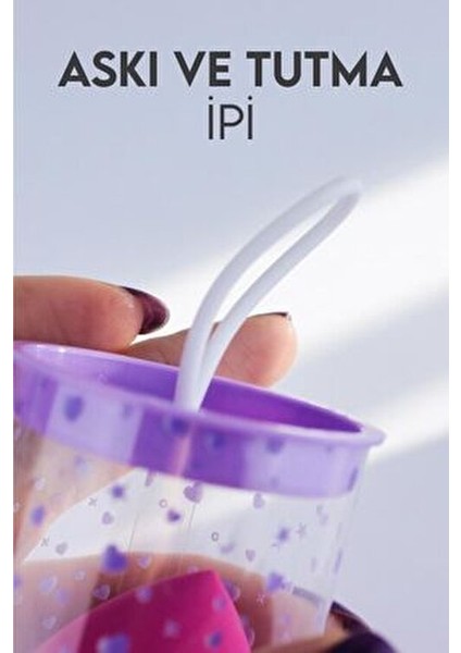 Makyaj Süngeri Seti 3'lü Silindir Kutuda Şık Tasarım Günlük Kullanım İçin