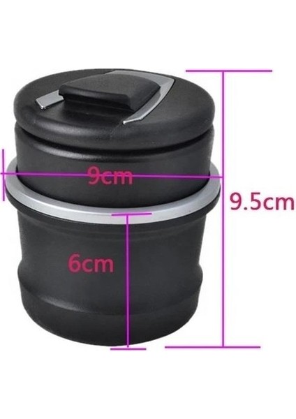 Işıklı Küllük Bardaklık Bmw Tip Oto Araç Küllük Her Araca Uyumlu indirimleri