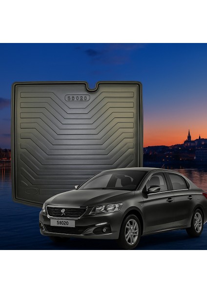 Citroën C-Elysée 2013+ Uyumlu 3D Bagaj Havuzu Premium fiyatları