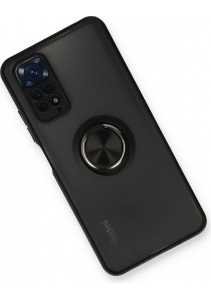 Ieg Xiaomi Redmi Note 11 Kılıf Montreal Yüzüklü Silikon Kapak - Siyah fiyatları