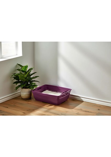 Runaway Süzgeçli Kedi Tuvaleti - Kum Tasarruflu ve Kolay Temizlik